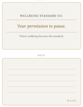 Personalised gift card for The Resetter with To, message and From