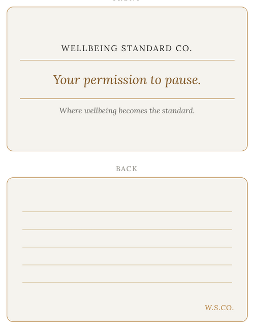 Personalised gift card for The Resetter with To, message and From